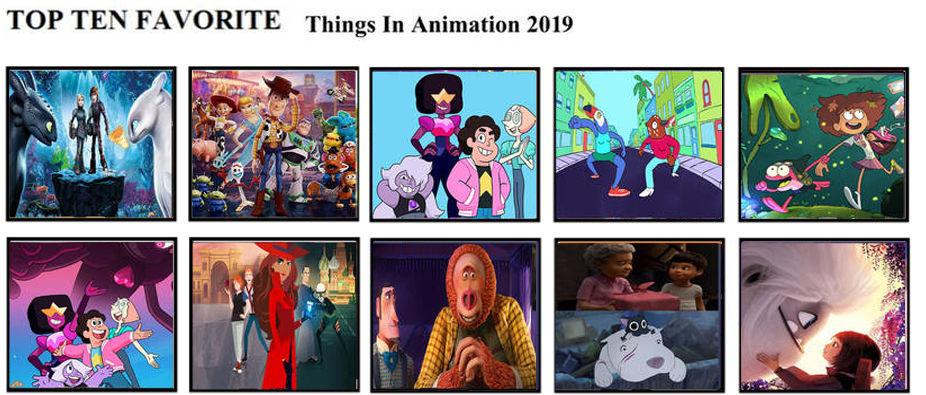 Top 10 Animations of 2019 by thearist2013 on DeviantArt