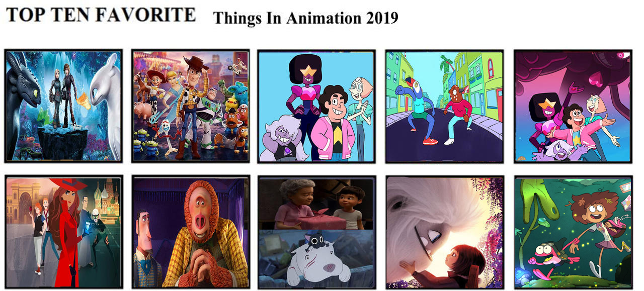 Top 10 Animations of 2019 by thearist2013 on DeviantArt