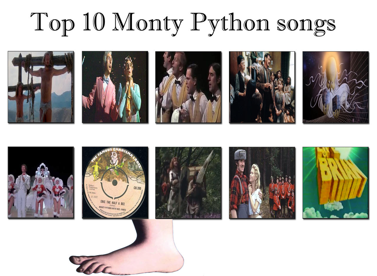 Monthy Python Sings Top 10 Monty Python songs by thearist2013 on DeviantArt