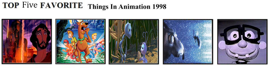 TOP 5 animations of 1998 by thearist2013 on DeviantArt