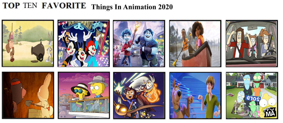 Top 10 Things In Animation 2020 by thearist2013 on DeviantArt