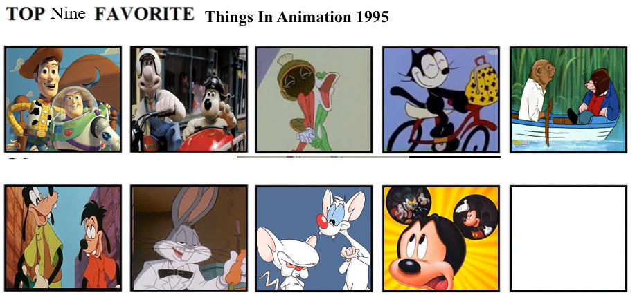 Animation 1995 Top 9 things in animation 1995 by thearist2013 on DeviantArt