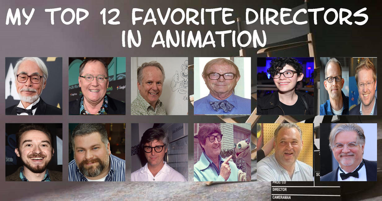 Top 12 favorite animation directors by thearist2013 on DeviantArt