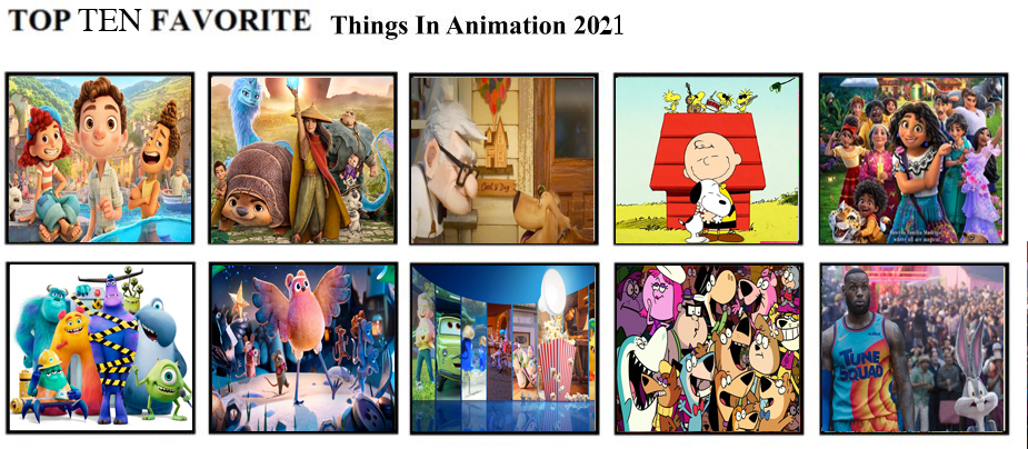 Things Animaton Top 10 Things In Animation 2021 by thearist2013 on DeviantArt