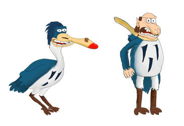 The Heron (Aardman/Nick Park style)