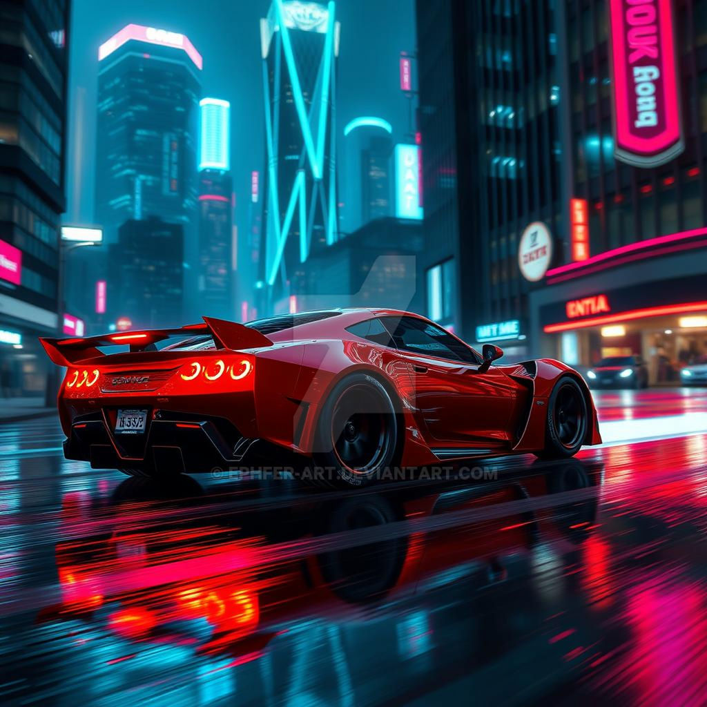Cyberpunk Racing Portrait Cyberpunk Night Racer by ephfer-art on DeviantArt
