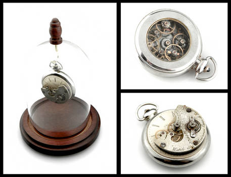 Steampunk Pocket Watch Sculpture