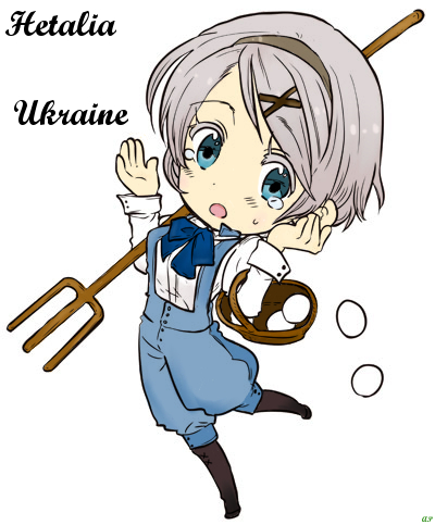 Chibi Ukraine Colored