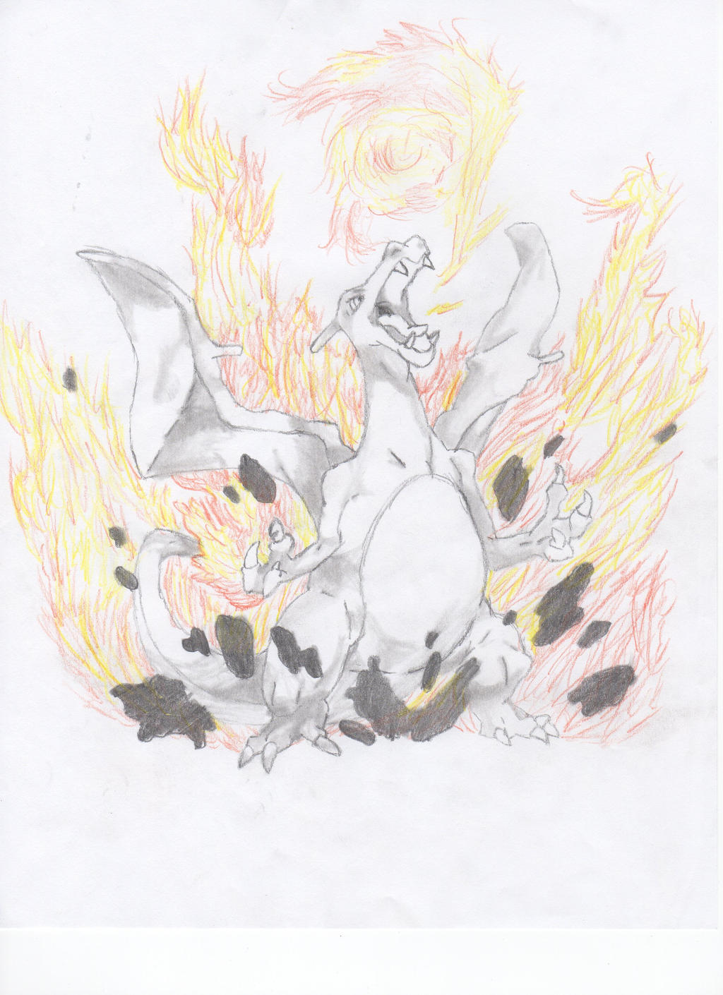 Charizard Base Deviantart Charizard by damondog96 on DeviantArt
