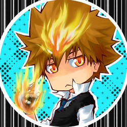 Badges: Chibi Hyper Tsuna