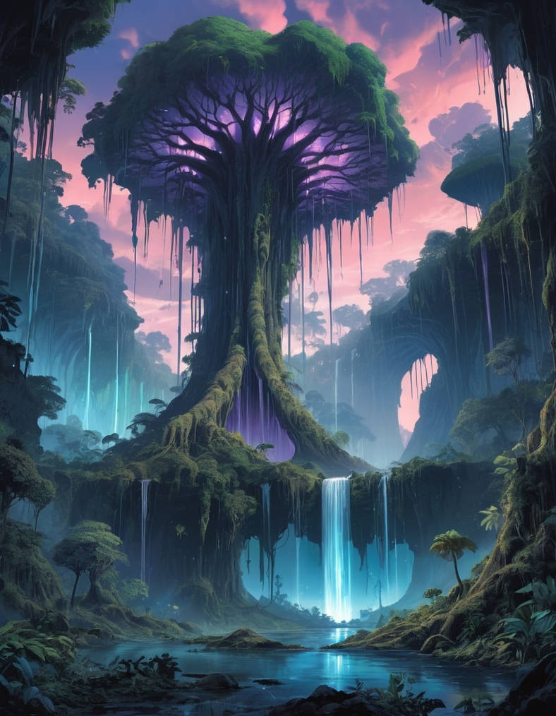 Magical tree by JuzStudio on DeviantArt