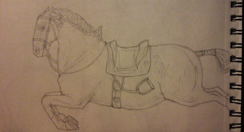 The Princess's Steed -Sketch-