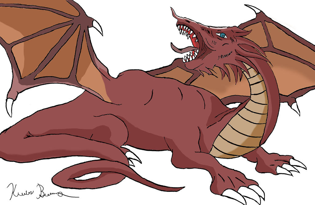 Monster Designs #2 Red Dragon by MysteriousWarrior123