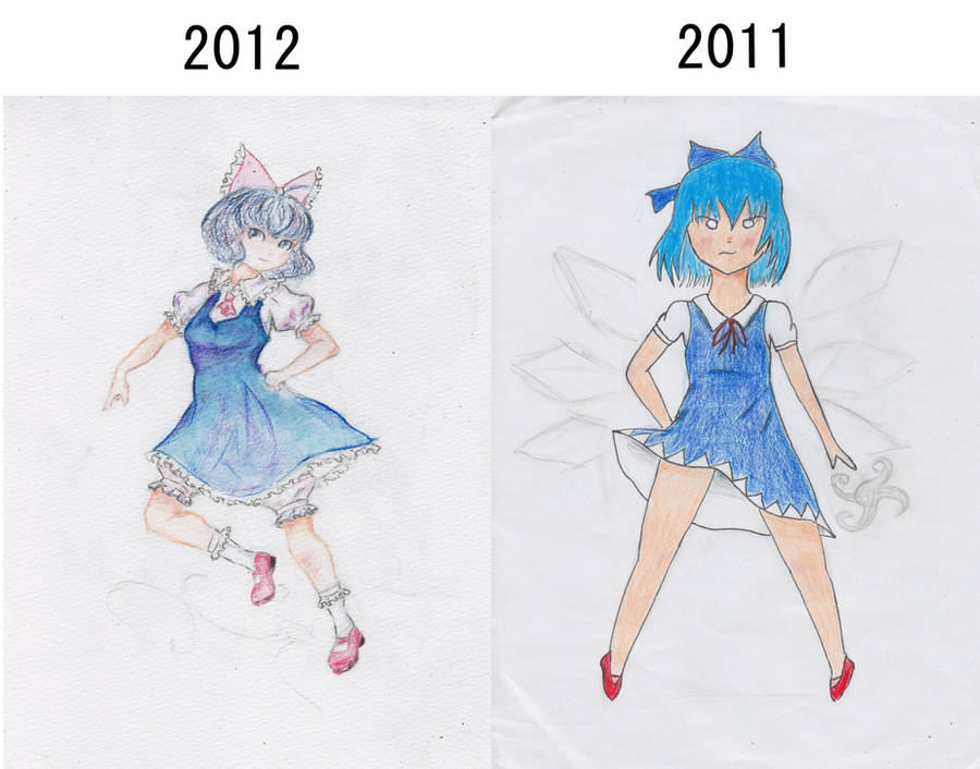 1 Year Inprovement by SuperParadox