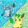 leafeon and glaceon