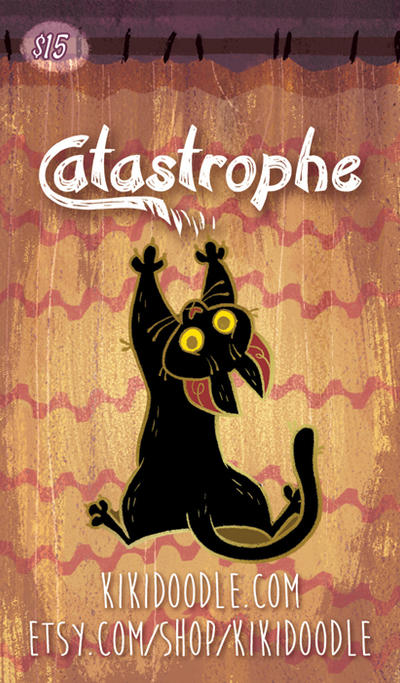 Catastrophe! Hard enamel pins by kiki-doodle