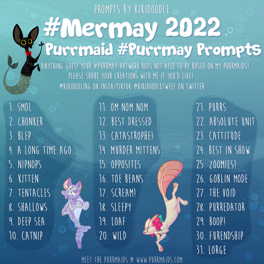 Purrmay for Mermay 2022 by kiki-doodle on DeviantArt