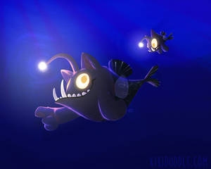 Purrmay day 9 - Deep Sea Bombangler