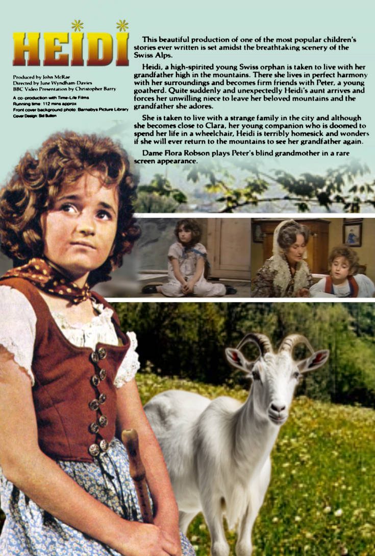 Heidi BBC 1974 Fanmade DVD Cover (3) by MaxwellEck on DeviantArt