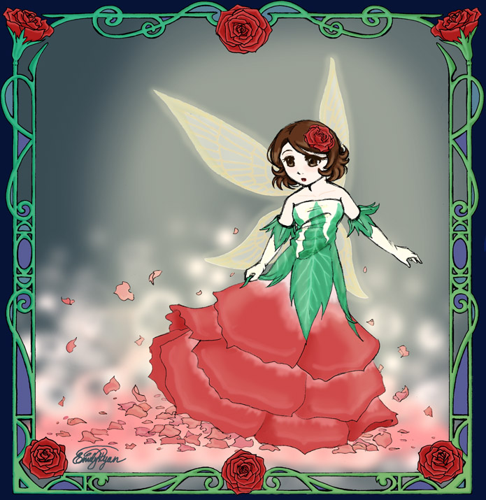 A flower dress