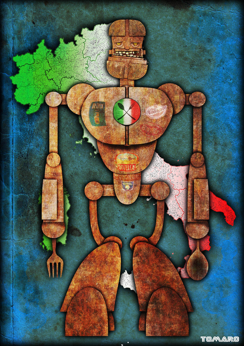 Iron Man Pasta Defender