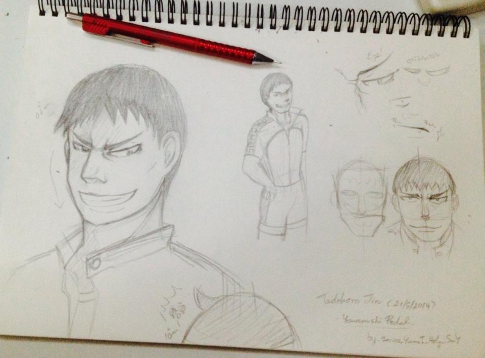 Sketch Yowamushi Pedal Tadokoro Jin