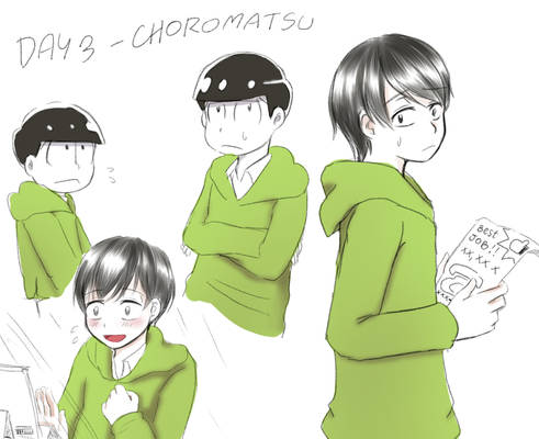 Osomatsusan draw challenge - Day3 Choromatsu