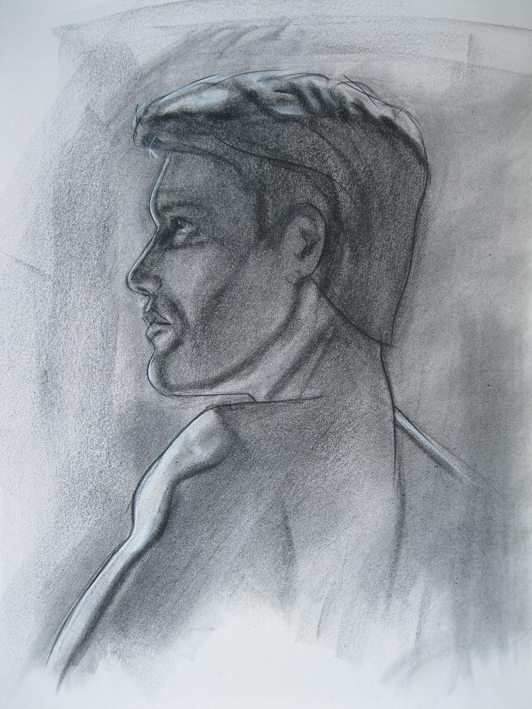 Live model drawing