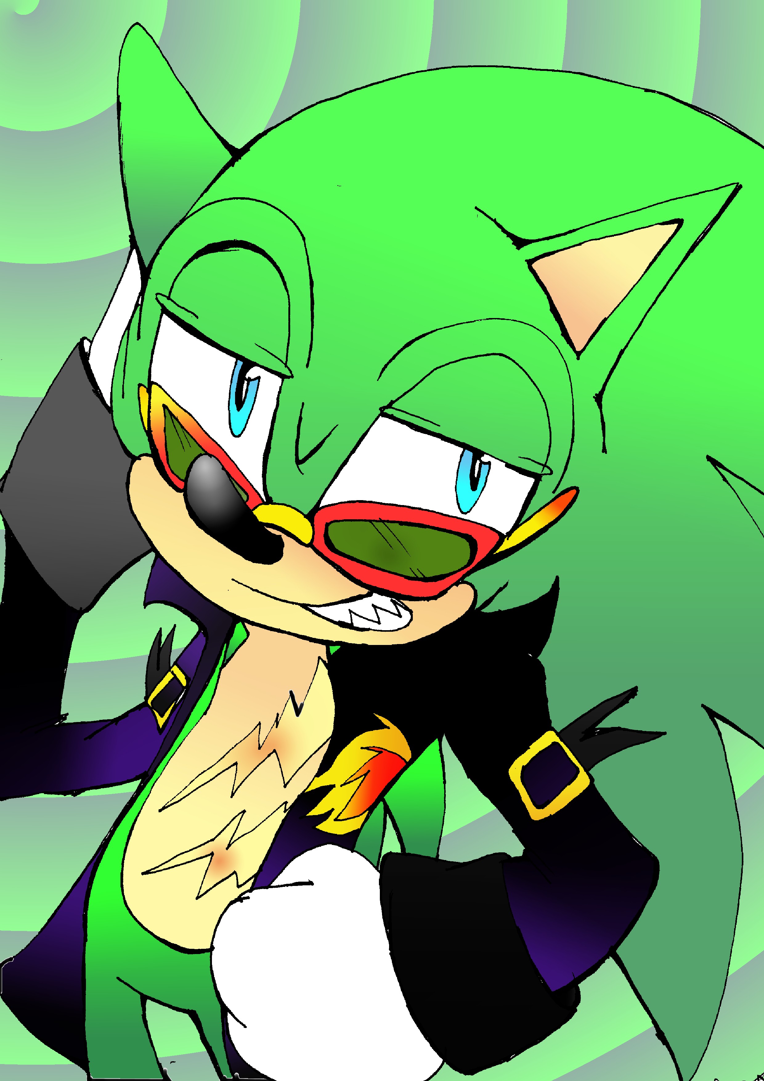 Scourge the Hedgehog by Amely14128 on DeviantArt 