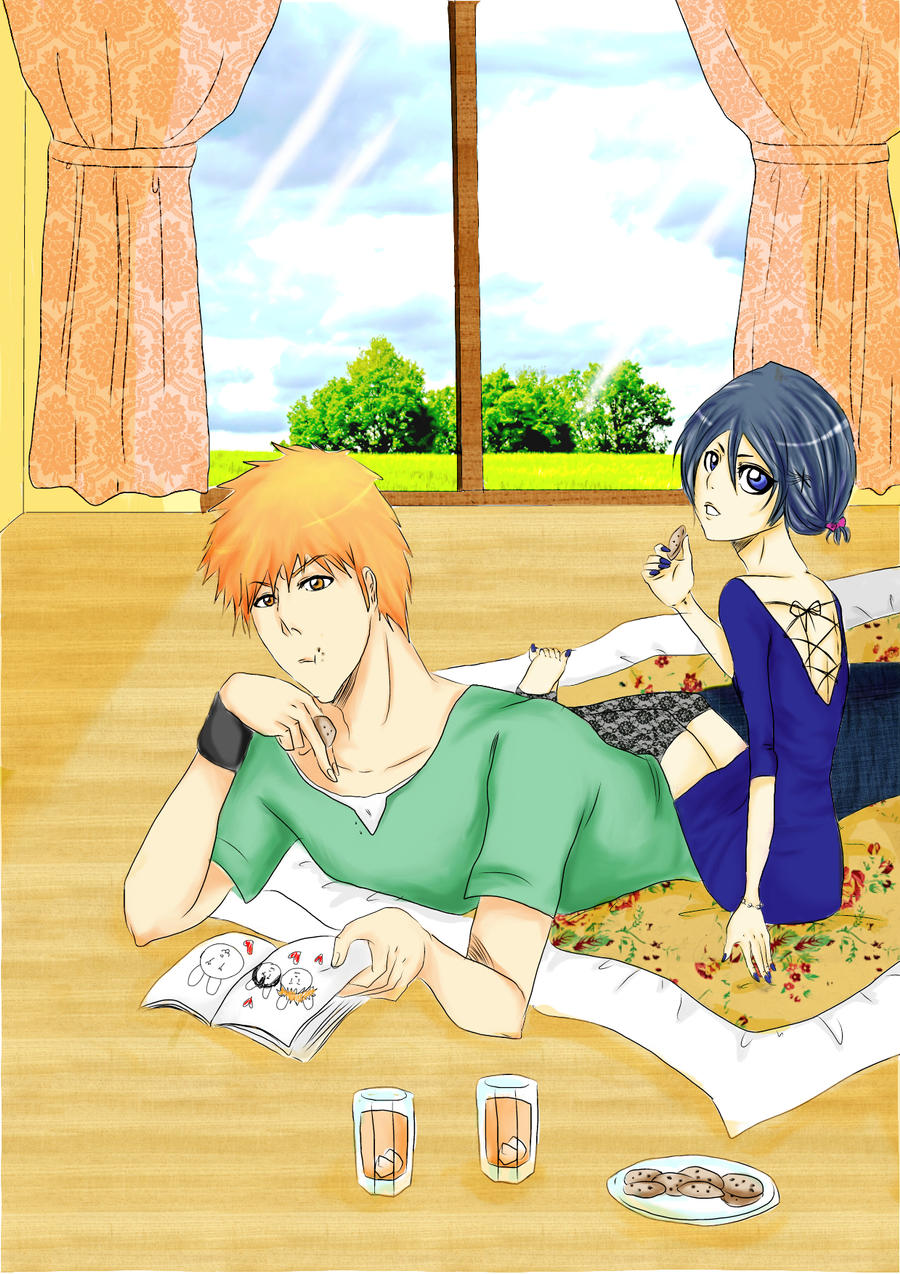 Ichigo and Rukia - Sweet afternoon..