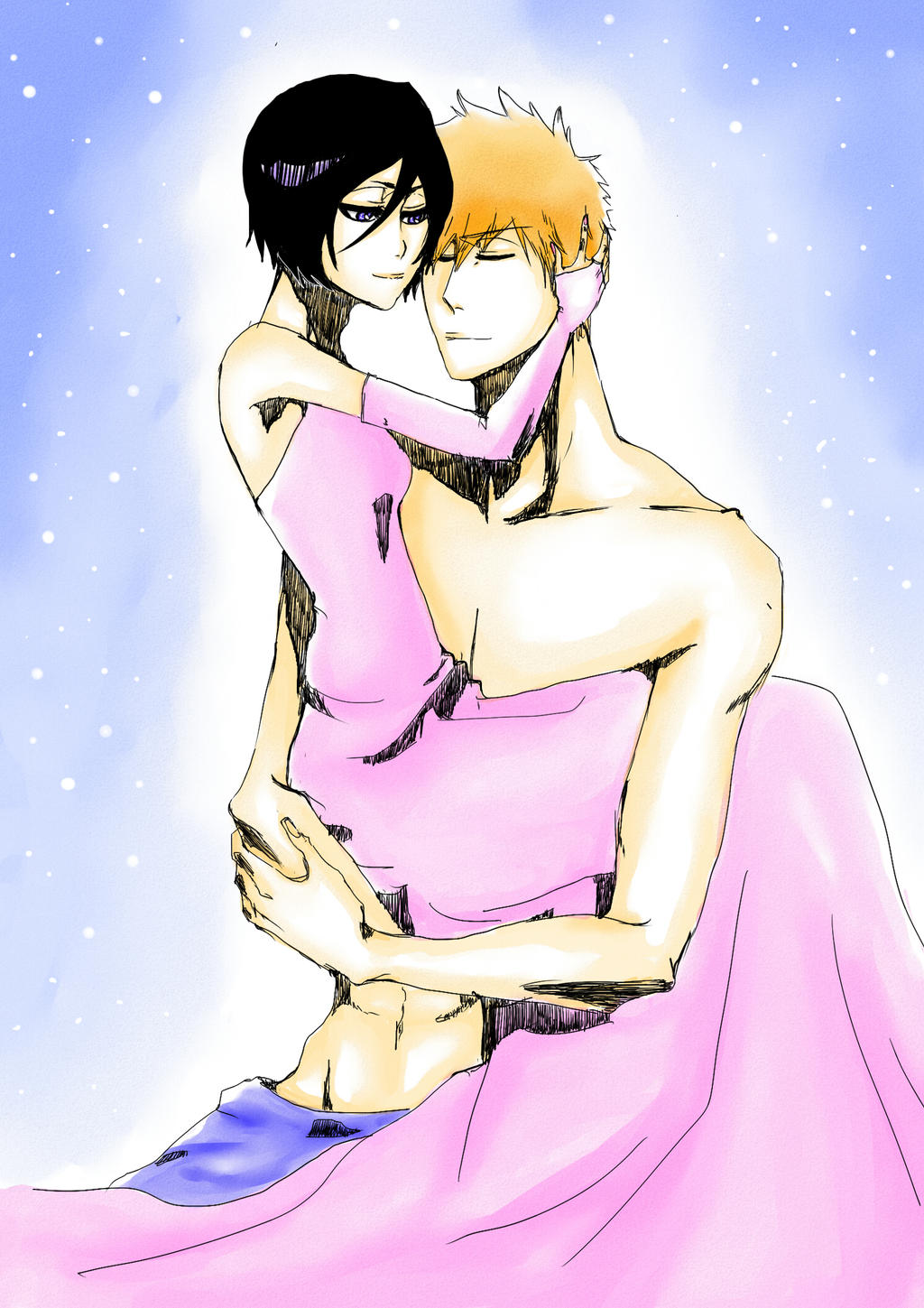 -Ichigo and Rukia