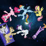 Mane six in space