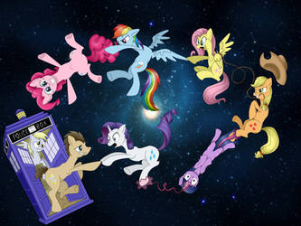 Mane six in space