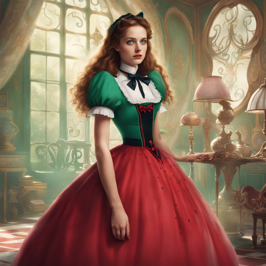 Grace Fitzpatrick Ratoath GRace FitzPATRick in BOTH Red AND GReen. LOVELY... by K2-REAPER on ...