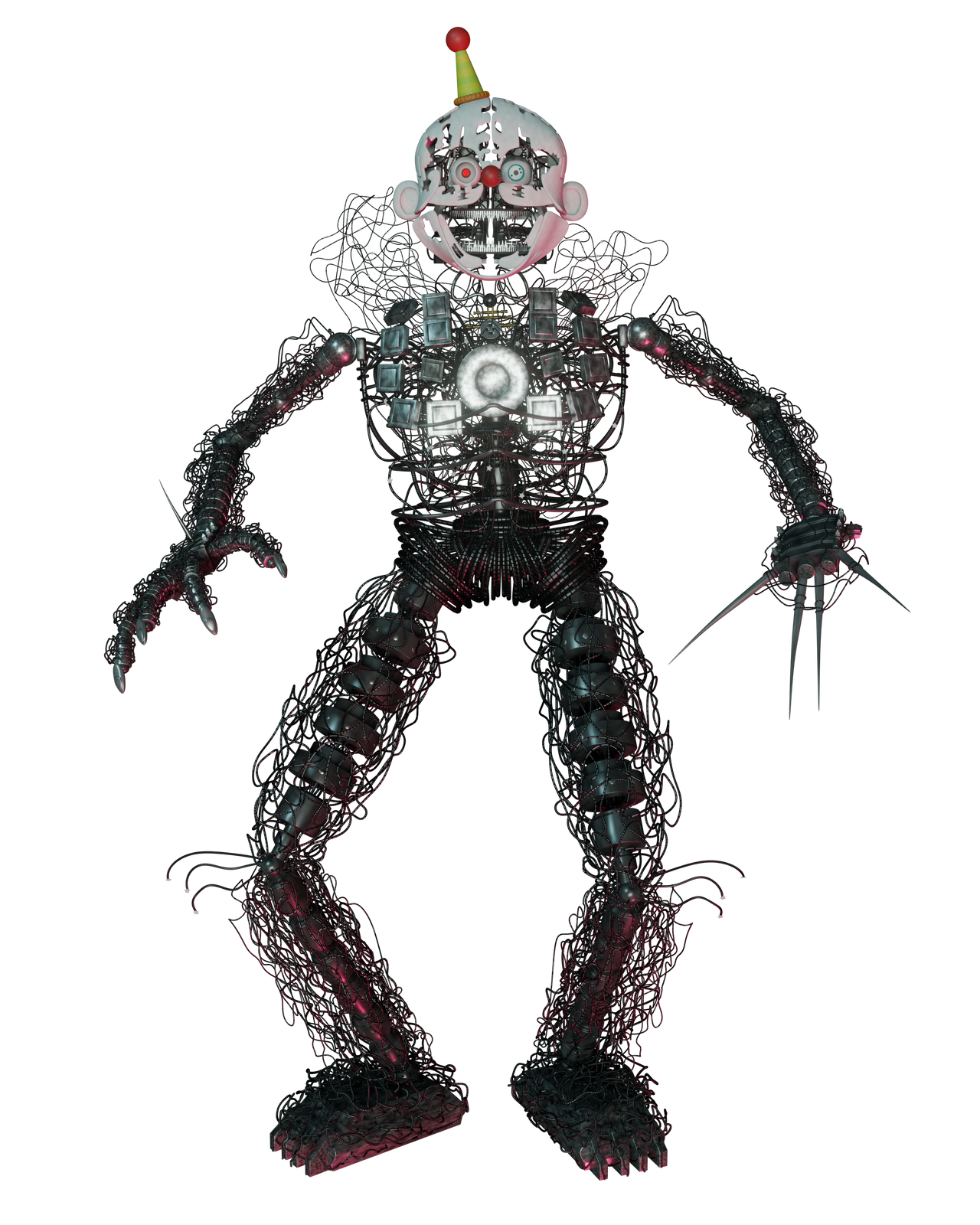 Rjac25 Ennard model remake by NextGameArt on DeviantArt