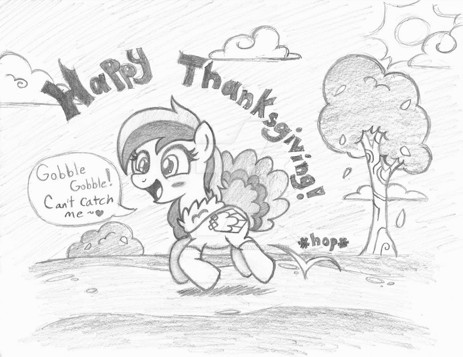 [ Sketch ] Happy Thanksgiving everypony!