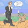 Ignis Scolds a Tonberry