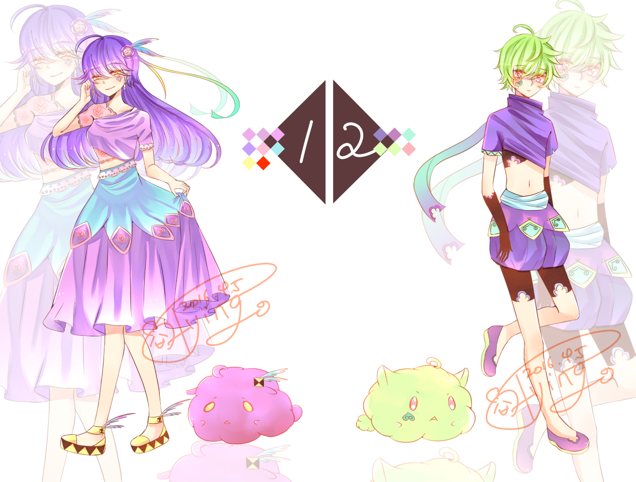 [Open1/2] FantasyAdoptables 05-06 [Set Price]