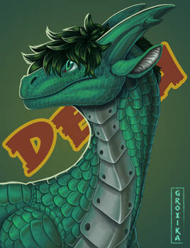 Deku Dragon portrait