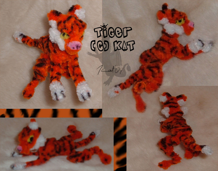 Tiger - Pipecleaners by kalicothekat on DeviantArt