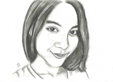 Portrait Drawing of a Girl