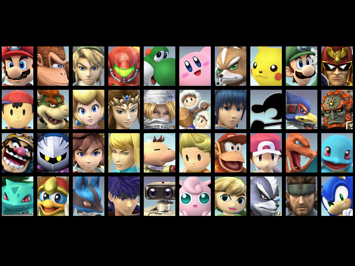 SSBB - Cast_Portrait_Wallpaper by SFNelson82 on DeviantArt