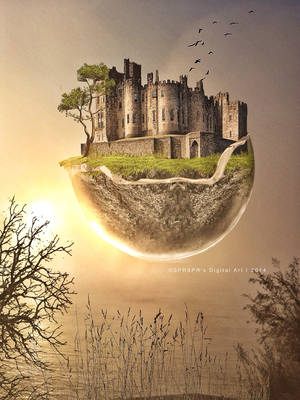 Castle in the sky by SYLVIAsArt Castle in the sky by SYLVIAsArt