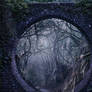 Premade background: creepy forest