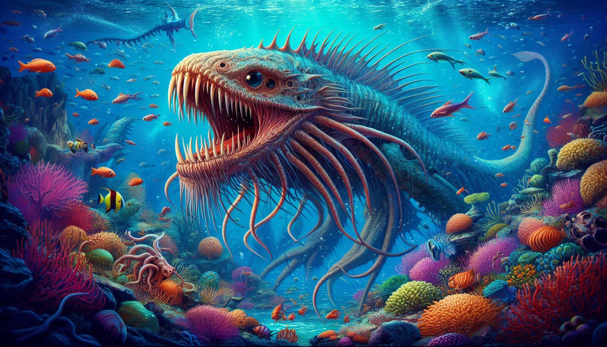 Monster fish by SYLVIAsArt on DeviantArt