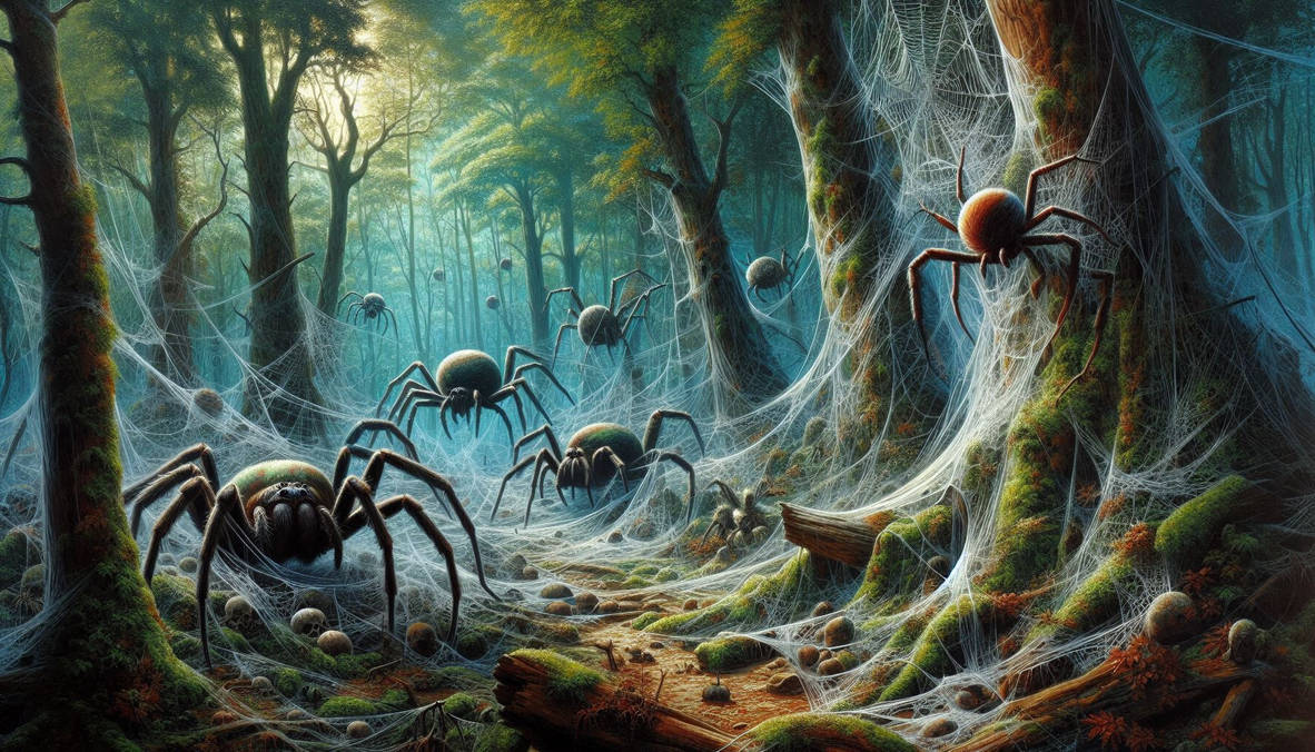 Spider Insect Deviantart The invasion of spiders by SYLVIAsArt on DeviantArt