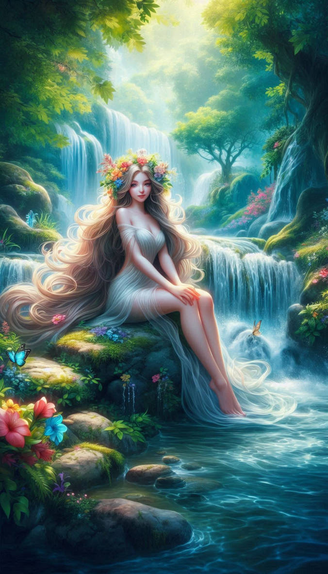 Pinterest Nymph A beautiful waternymph by SYLVIAsArt on DeviantArt