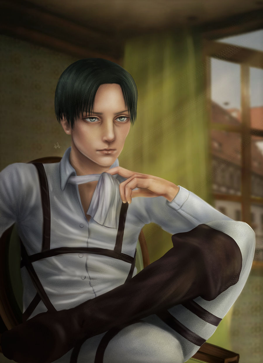 Levi Ackerman Original Fanart By Karenoart On Deviantart