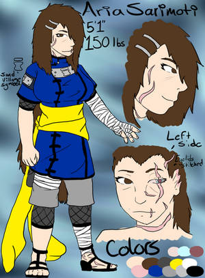 Aria Sarimoti - Updated Refsheet by Aria-Suna-Kunoichi