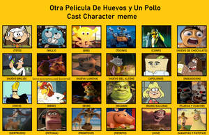 Otra Pelicula De Huevos y Un Pollo Cast Meme